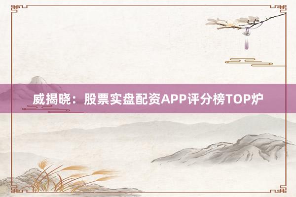 威揭晓：股票实盘配资APP评分榜TOP炉