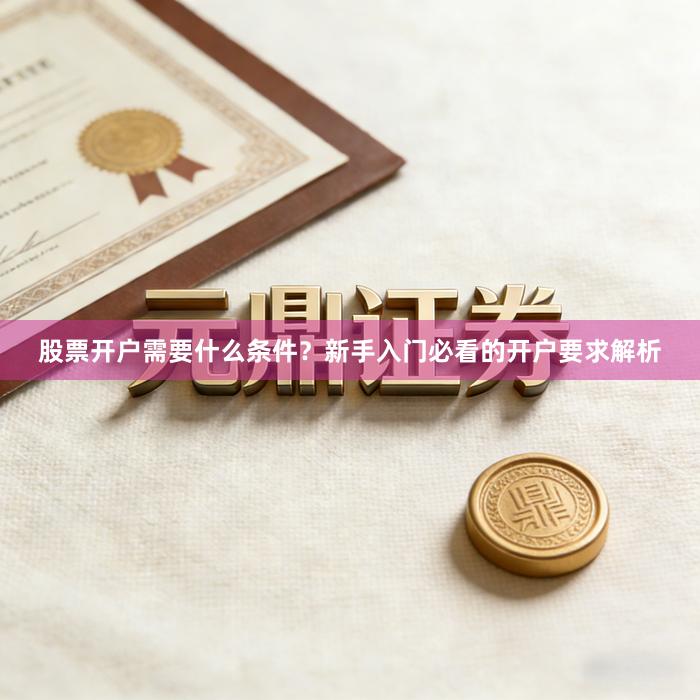 股票开户需要什么条件？新手入门必看的开户要求解析